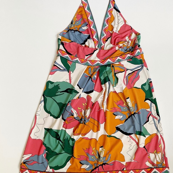 BCBGMaxazria Floral Halter Dress - Picture 3 of 5